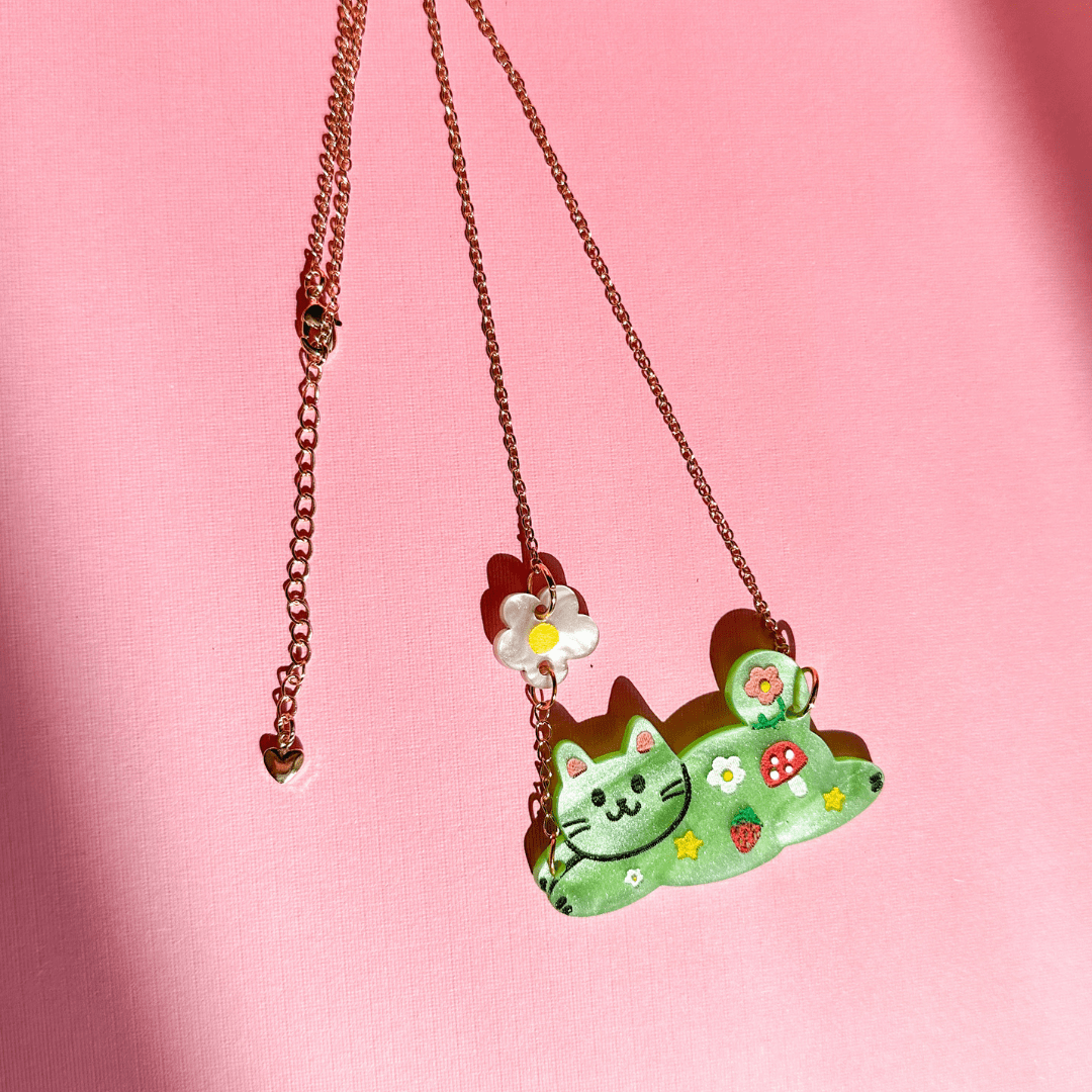 Froggie Cat Necklace