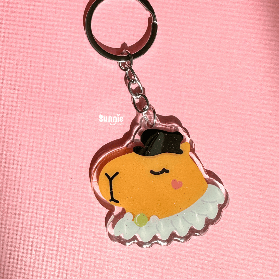 Capybara Acrylic Keychain – Sunnie Creative