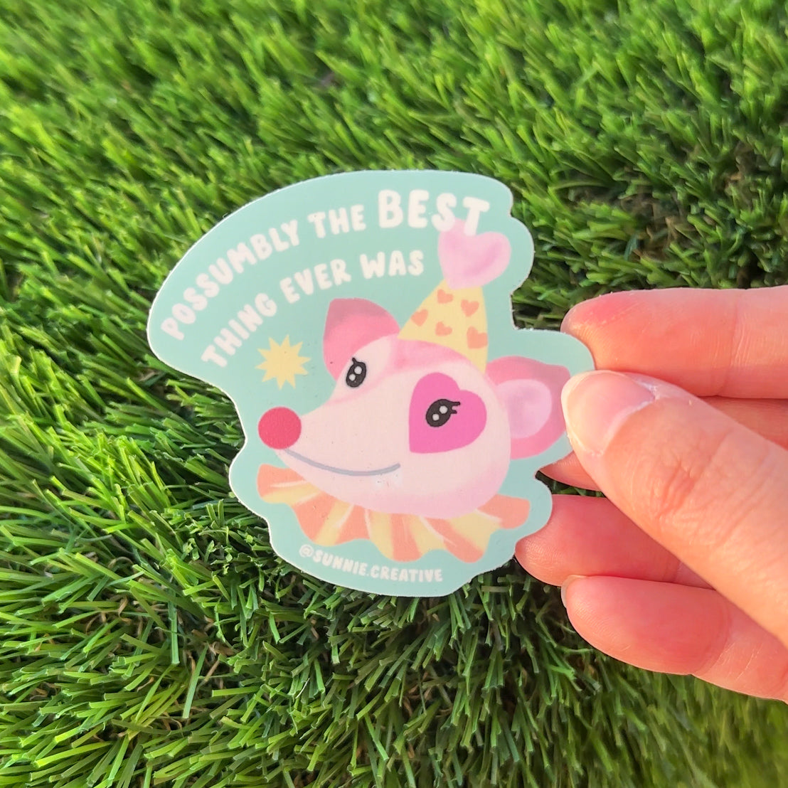 Animal Clowns Stickers