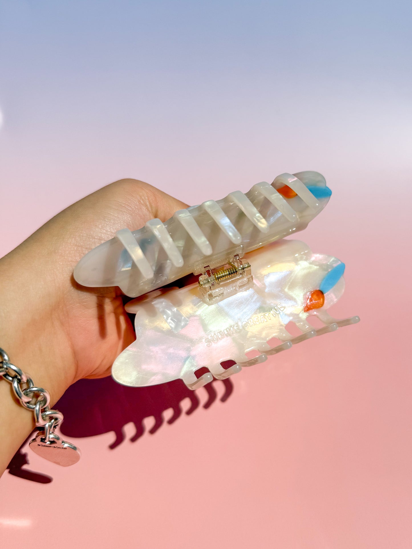 Artist Cat Hair Claw Clip
