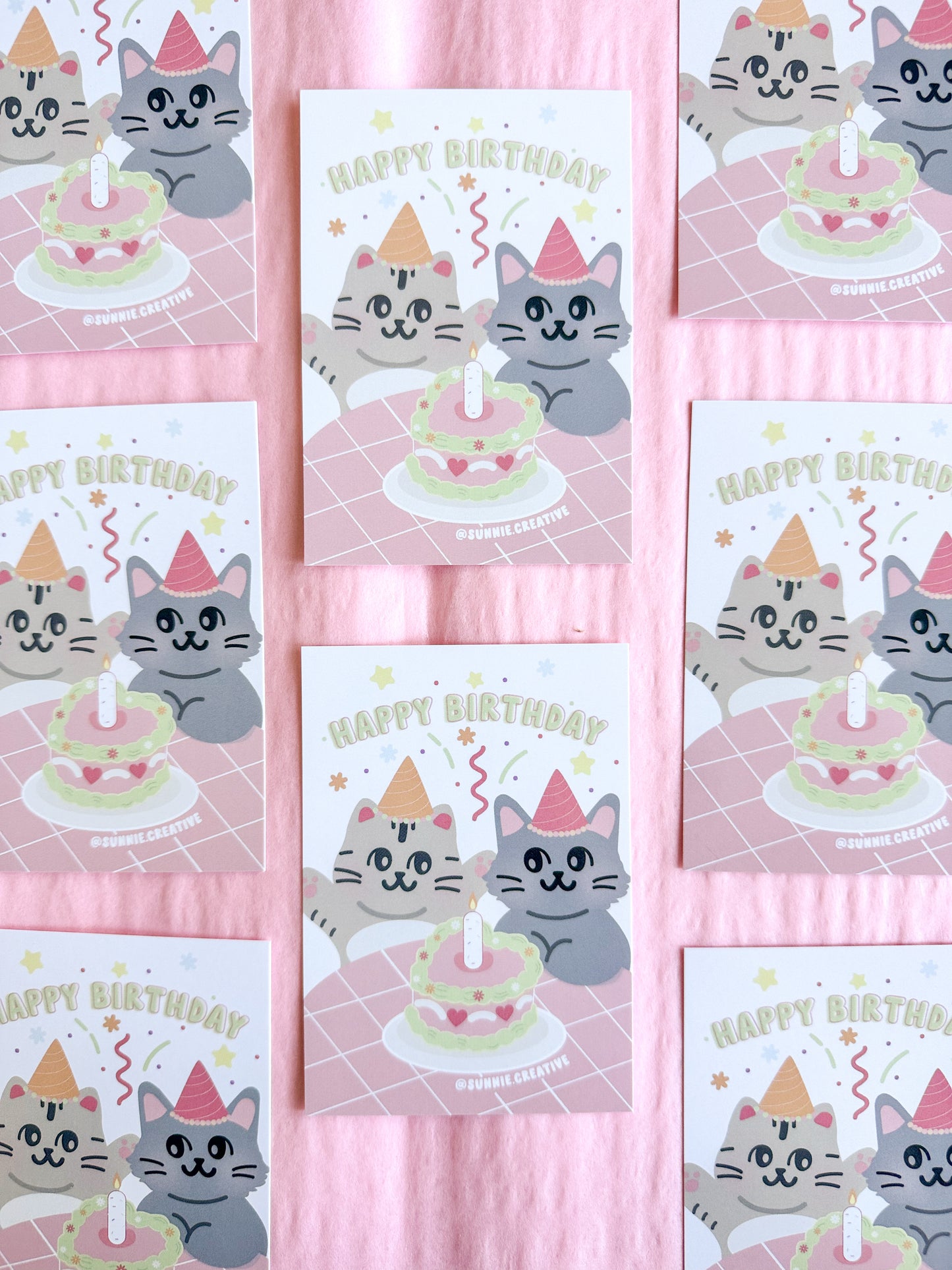 "Happy Birthday" Postcard