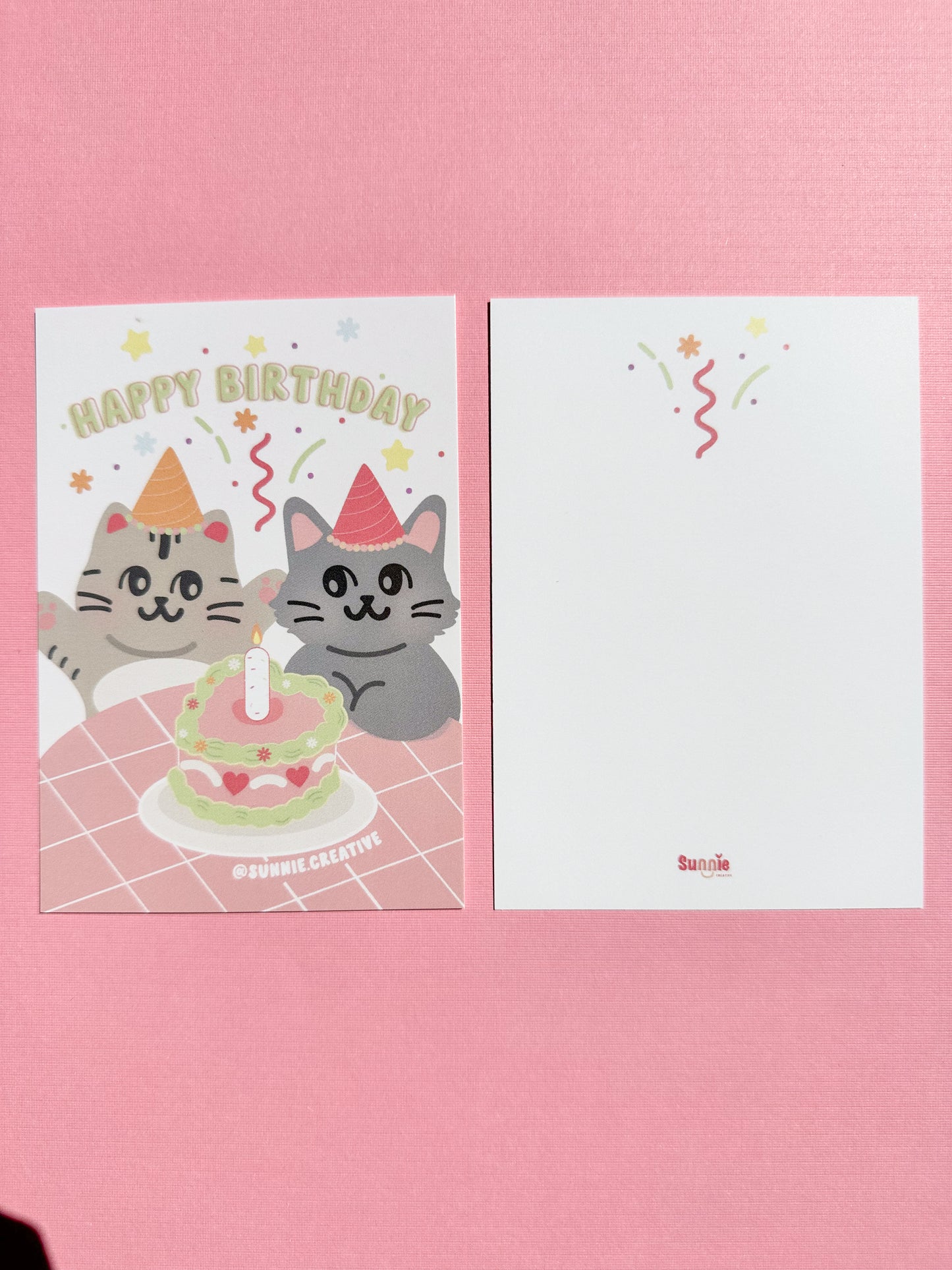 "Happy Birthday" Postcard