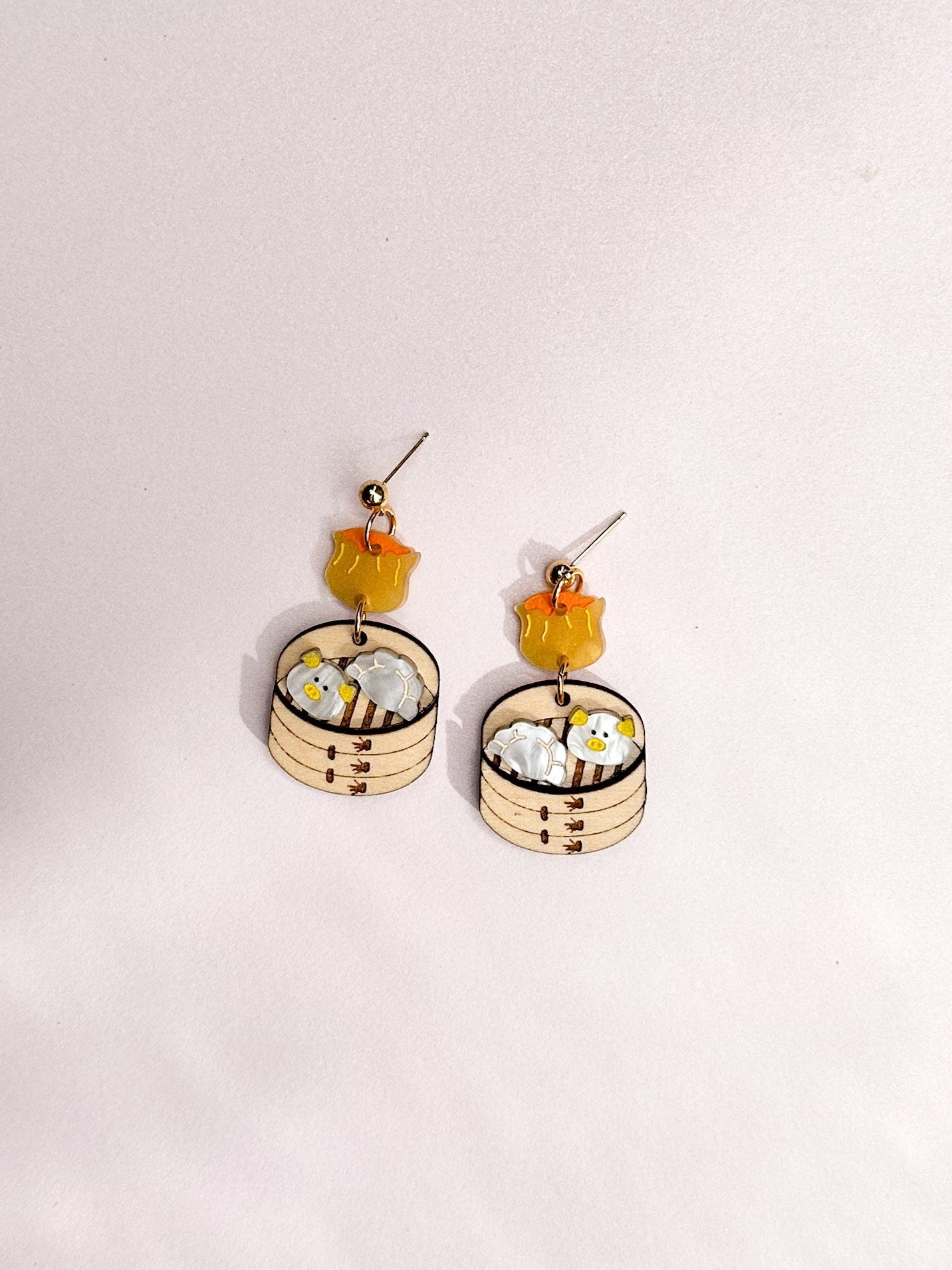 Ramen Earrings//Statement Earring//Acrylic Earrings //Asian Food Earrings//Noodle//Gift for Foodie