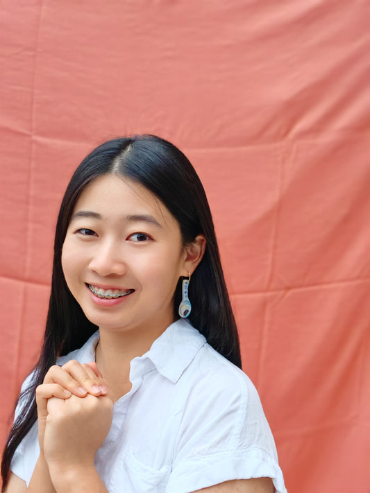 Tang Yuan Earrings//Statement Earring//Acrylic Earrings //Asian Food Earrings//Noodle//Gift for Foodie