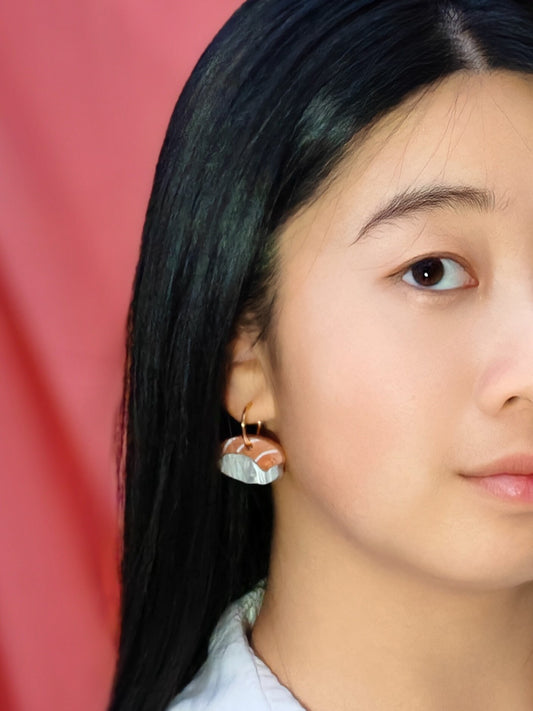 Sushi Earrings//Statement Earring//Acrylic Earrings //Asian Food Earrings//Sushi Art//Gift for Foodie