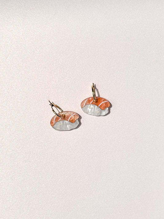 Sushi Earrings//Statement Earring//Acrylic Earrings //Asian Food Earrings//Sushi Art//Gift for Foodie