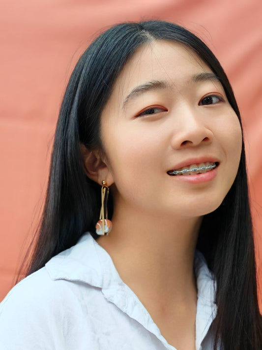 Salmon Sushi Earrings//Statement Earring//Acrylic Earrings //Asian Food Earrings//Sushi Art//Gift for Foodie