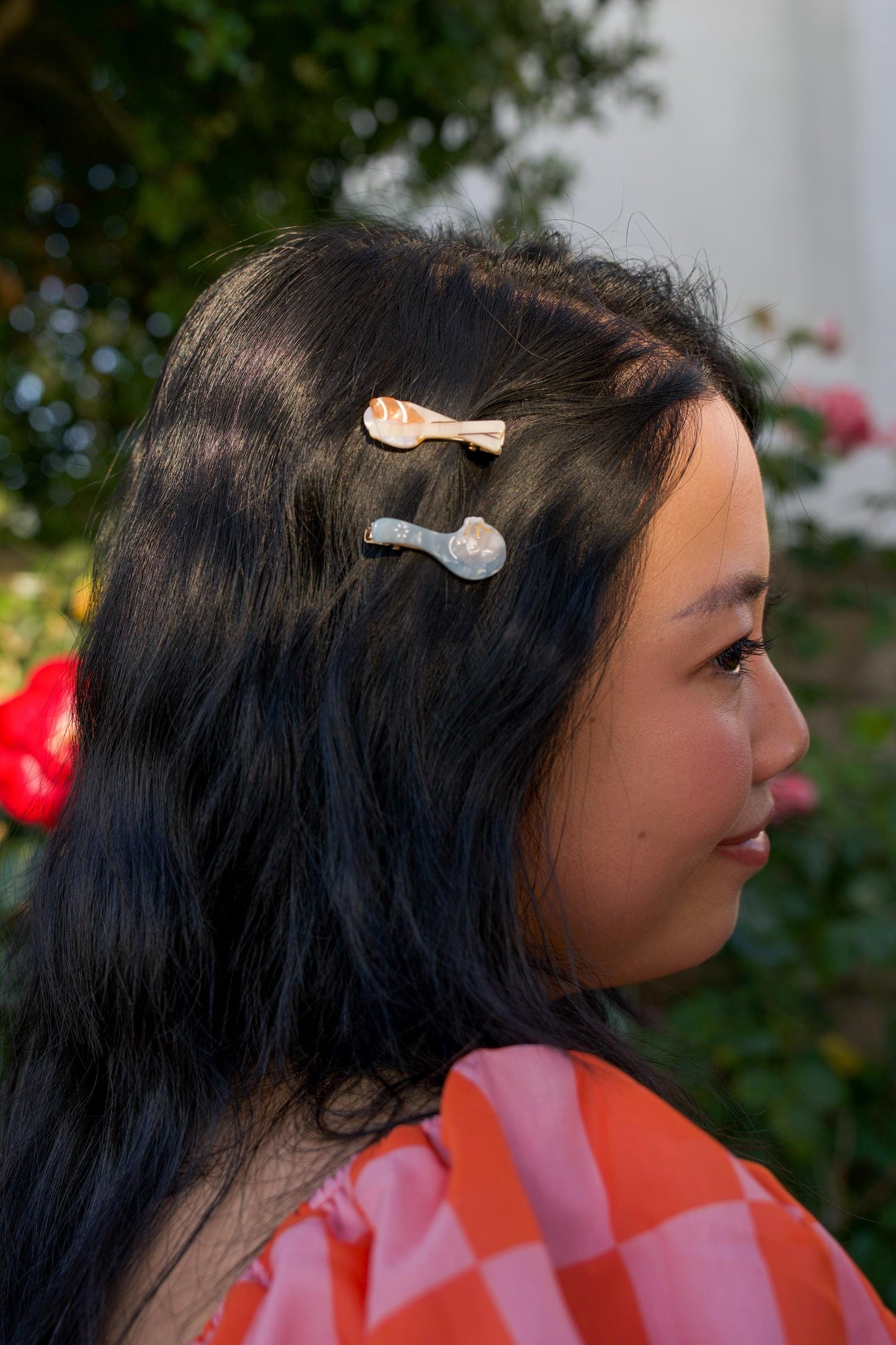 Mini Dim Sum Sushi Clip/Brooch Set//Cute Asian Food Hair Accessory for Women//Stylish Foodie Gift//Trendy Hair Claw//Gift for Fashion Lover