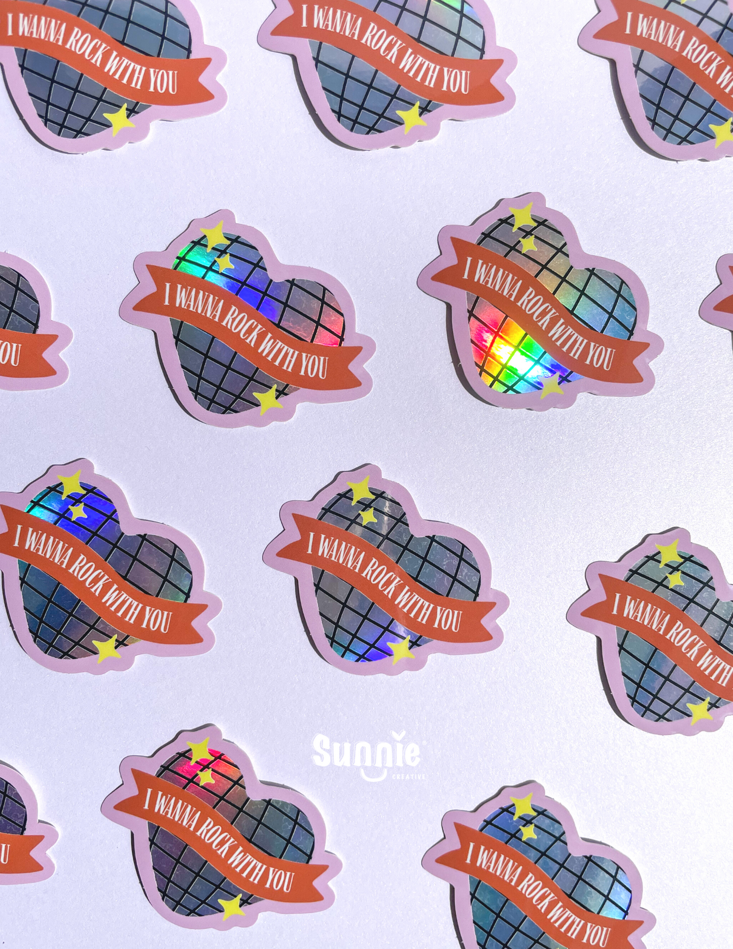 I Wanna Rock With You Sticker