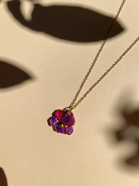 Mini Iris Necklace