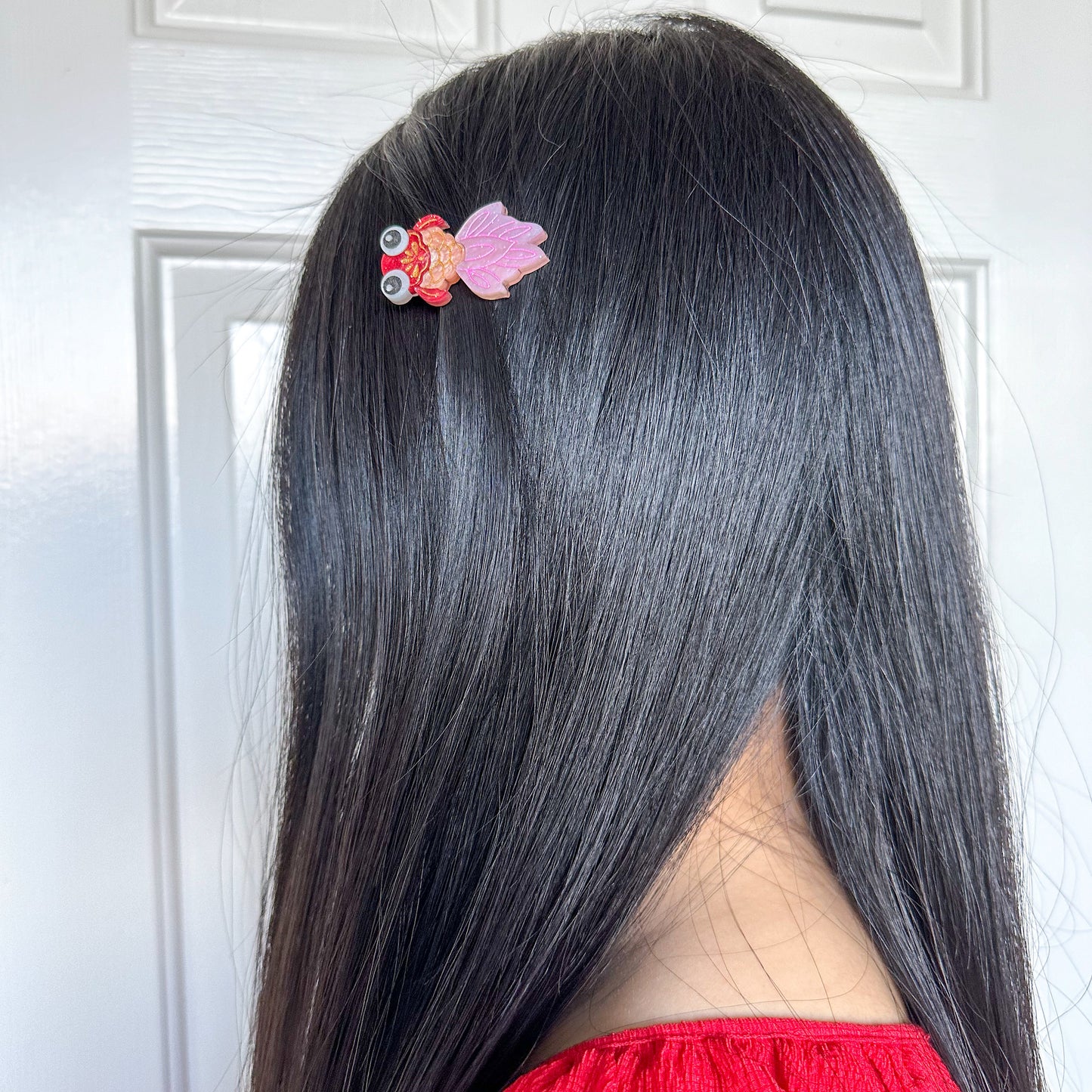Gold Fish Hair Clip/Brooch//Lunar New Year Hair Claw//Girlish Hair Clip//Unique New Year Gifts
