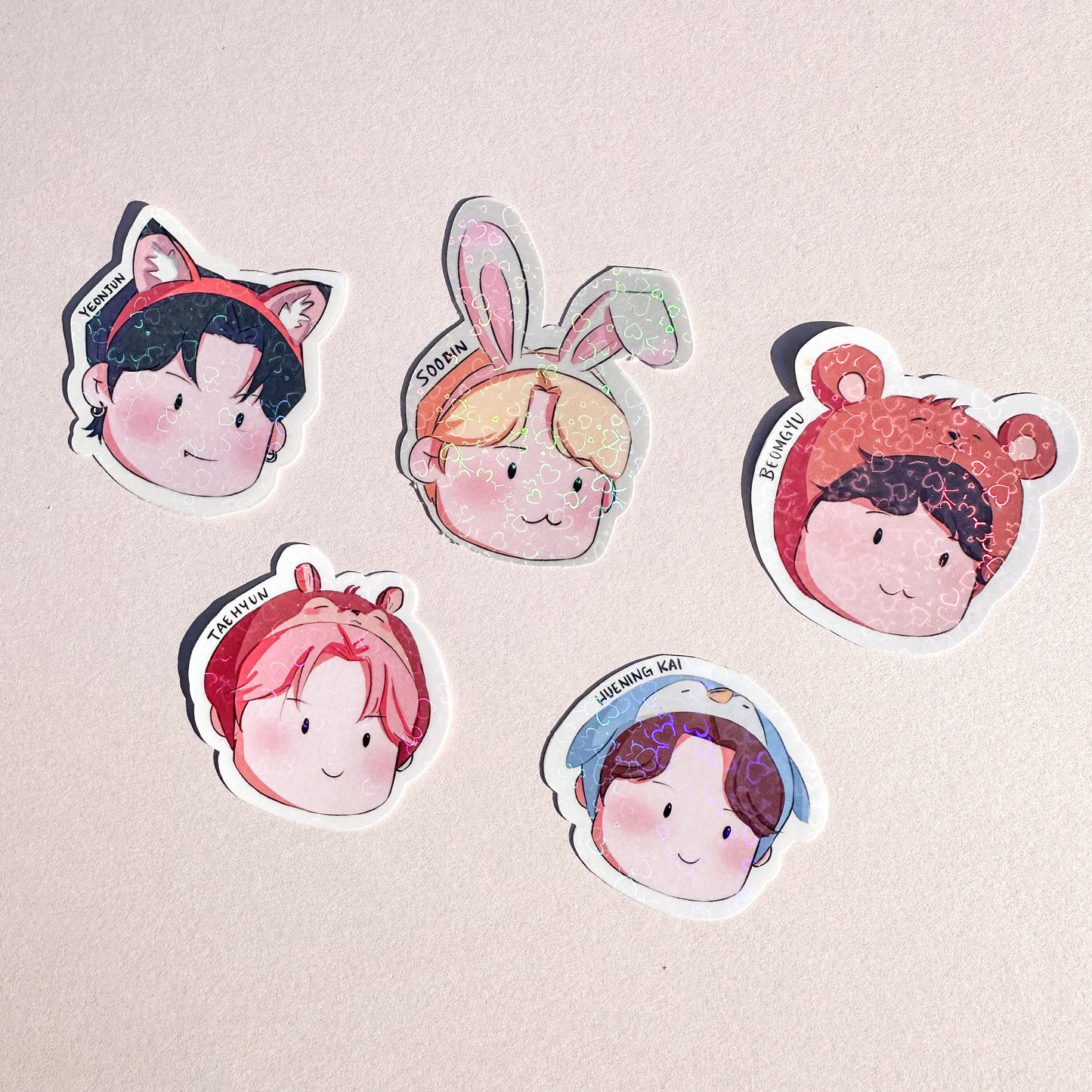 TUBATU Sticker//Digital Art//TXT Inspired Stickers//KPOP Sticker//Tomorrow x Together Fan Art