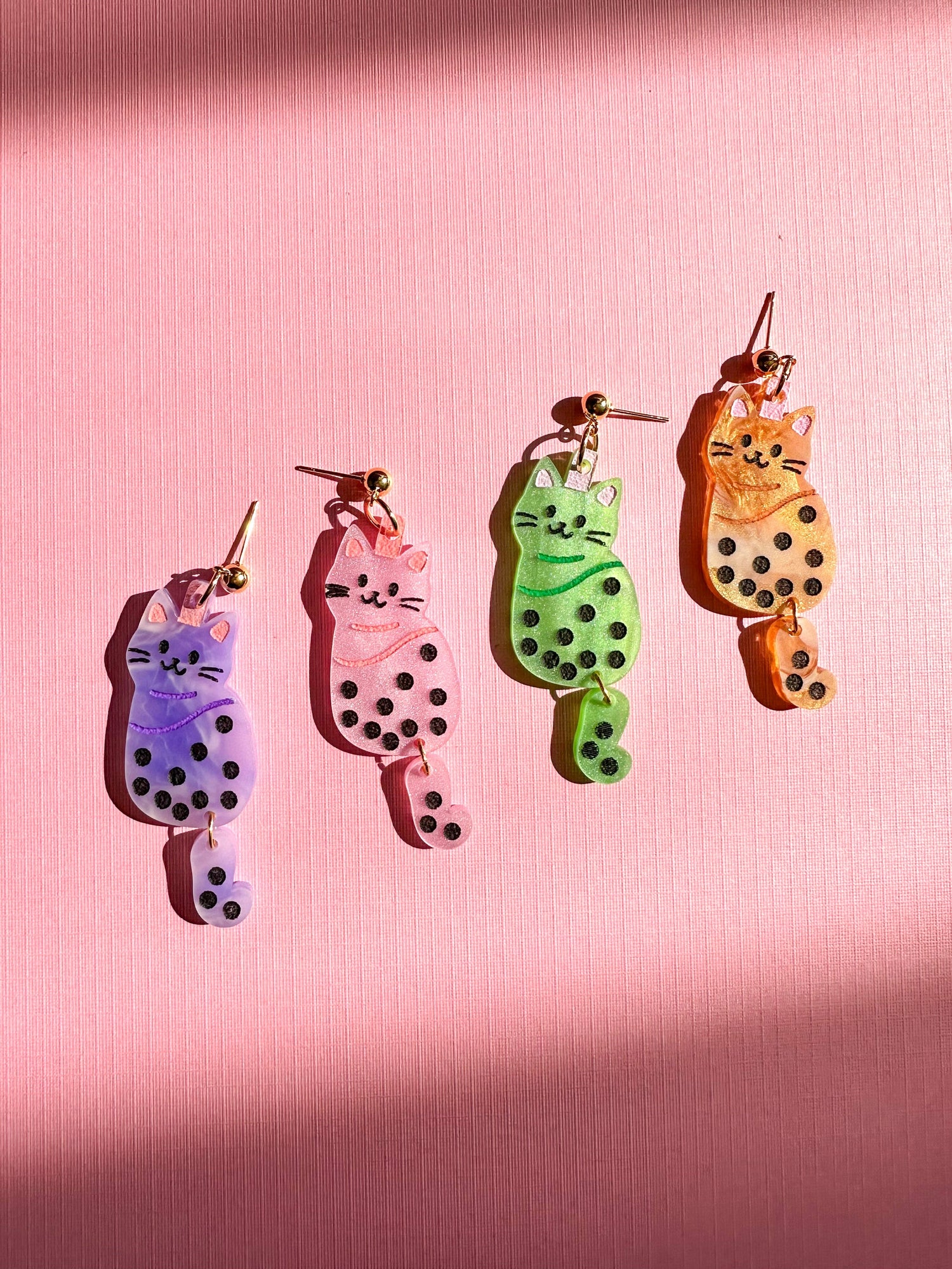 🌈 Express Your Purr-sonality with Our Colorful Cat Earrings – Match Your Mood and Your Cat! 🐱🎨