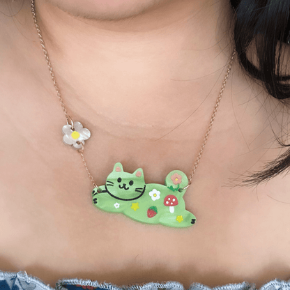 Froggie Cat Necklace
