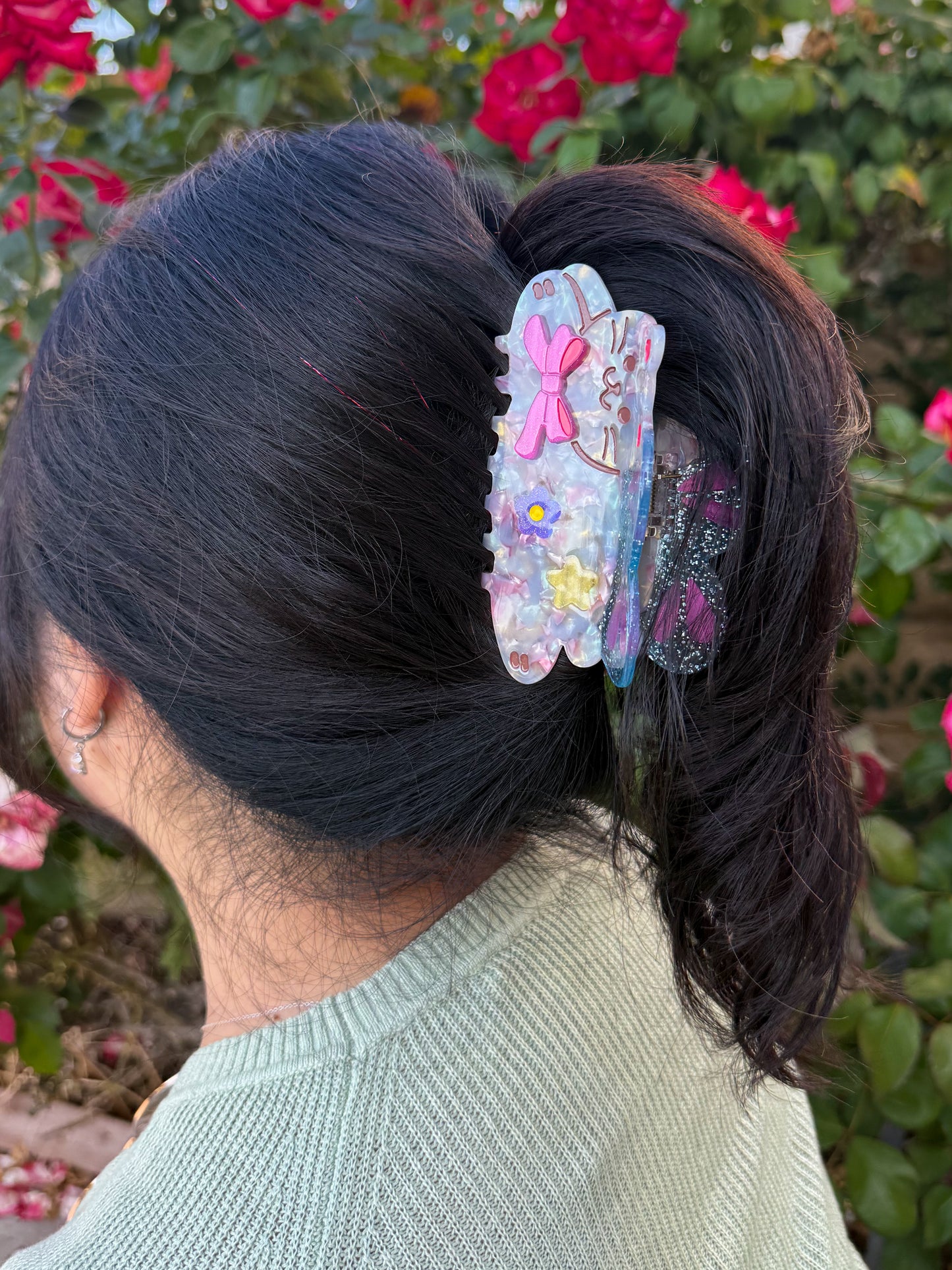 Fairy Cat Hair Claw Clip