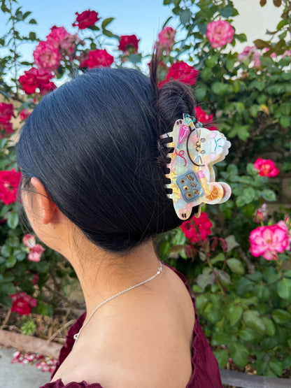 Baker Cat Hair Claw Clip