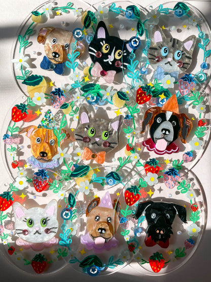 Custom Pet Portrait Wall Hanging