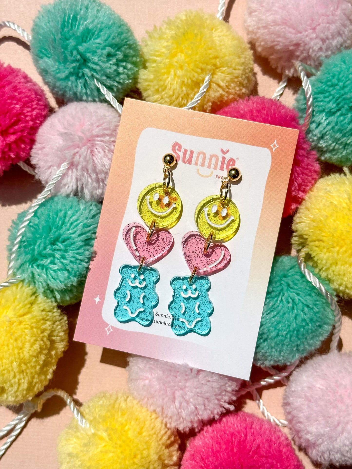 Sweet Gummy Bear Earrings