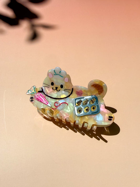 Baker Cat Hair Claw Clip