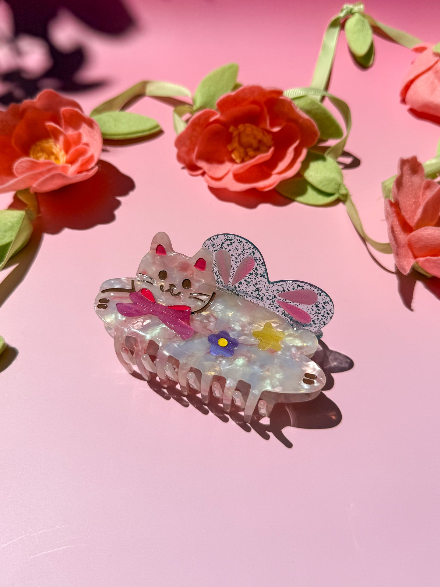 Fairy Cat Hair Claw Clip