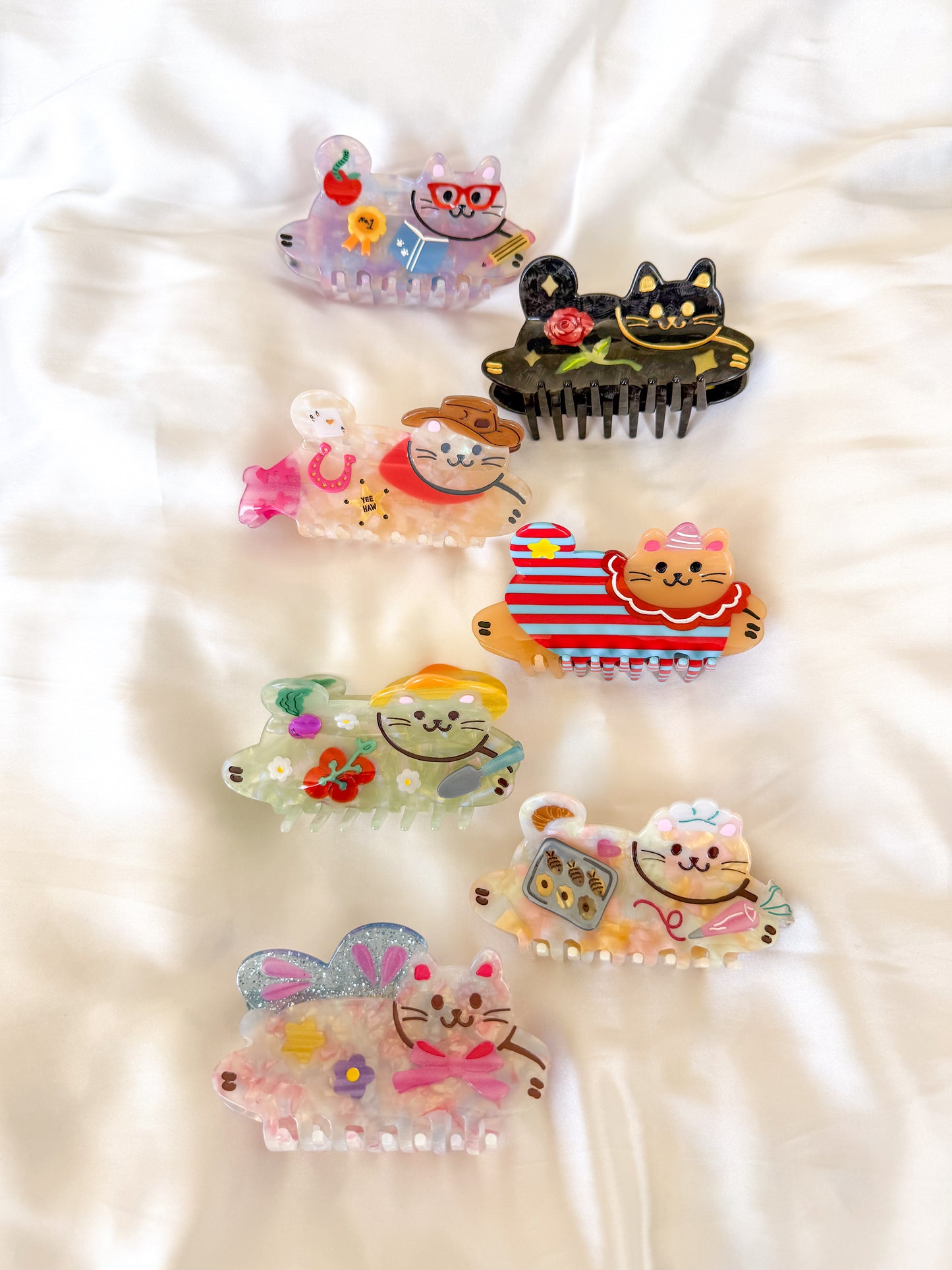 Fairy Cat Hair Claw Clip