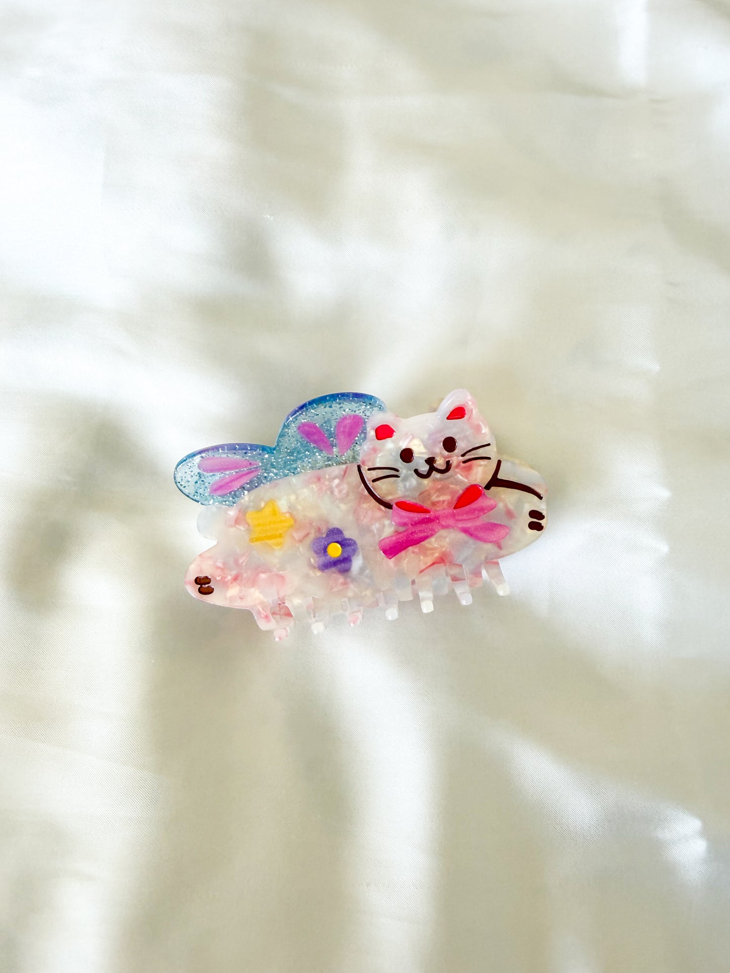 Fairy Cat Hair Claw Clip