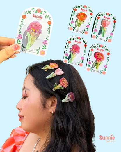 Tulip Hair Clip/Brooch//Cute Flower Hair Accessory for Women//Stylish Floral Gift//Trendy Hair Claw//Gift for Fashion Lover