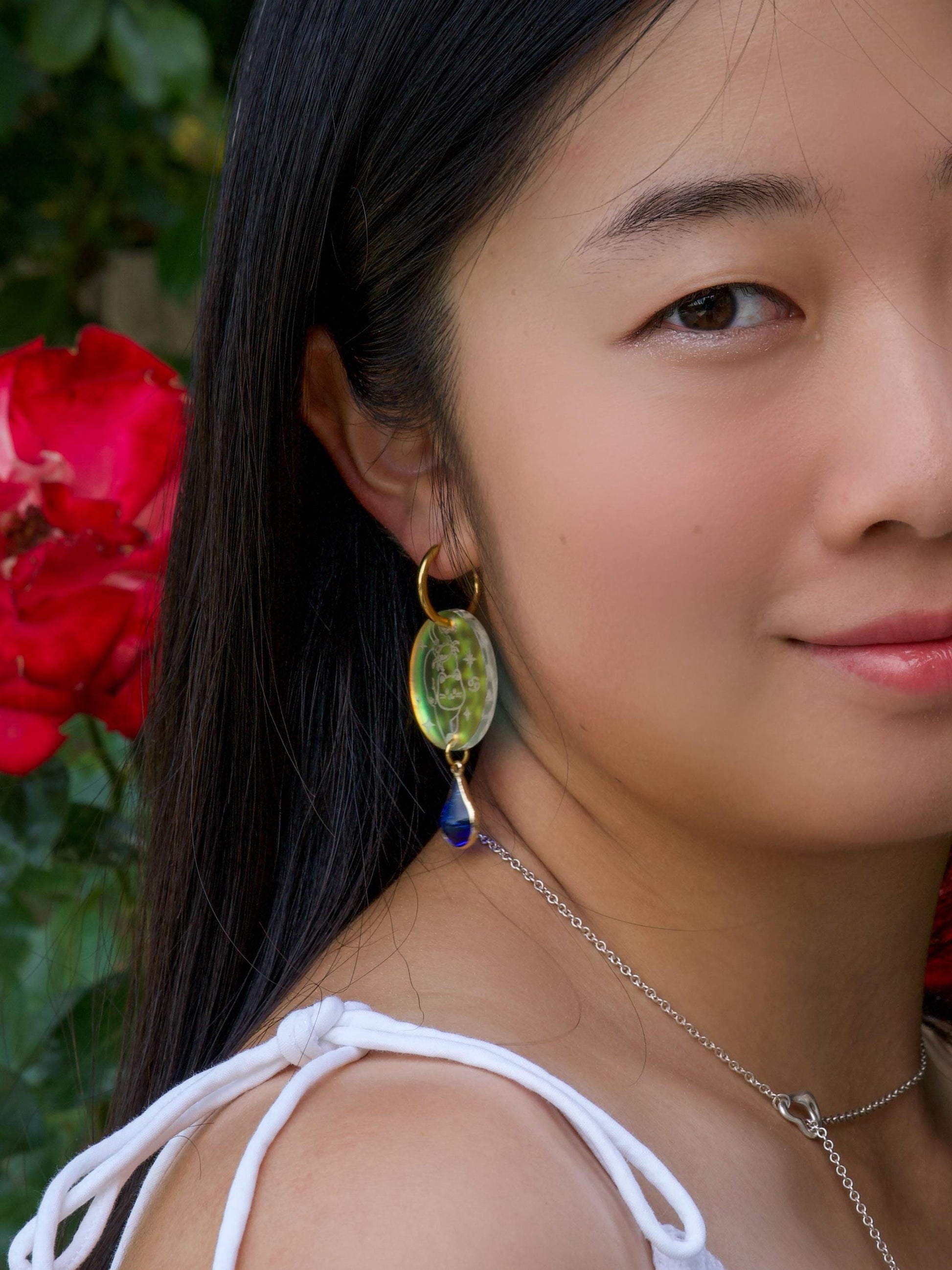 Zodiac Cat Earrings//Zodiac Sign//Lightweight Jewelry Gift for Cat Lovers//Unique Handmade Accessories//Cat Art