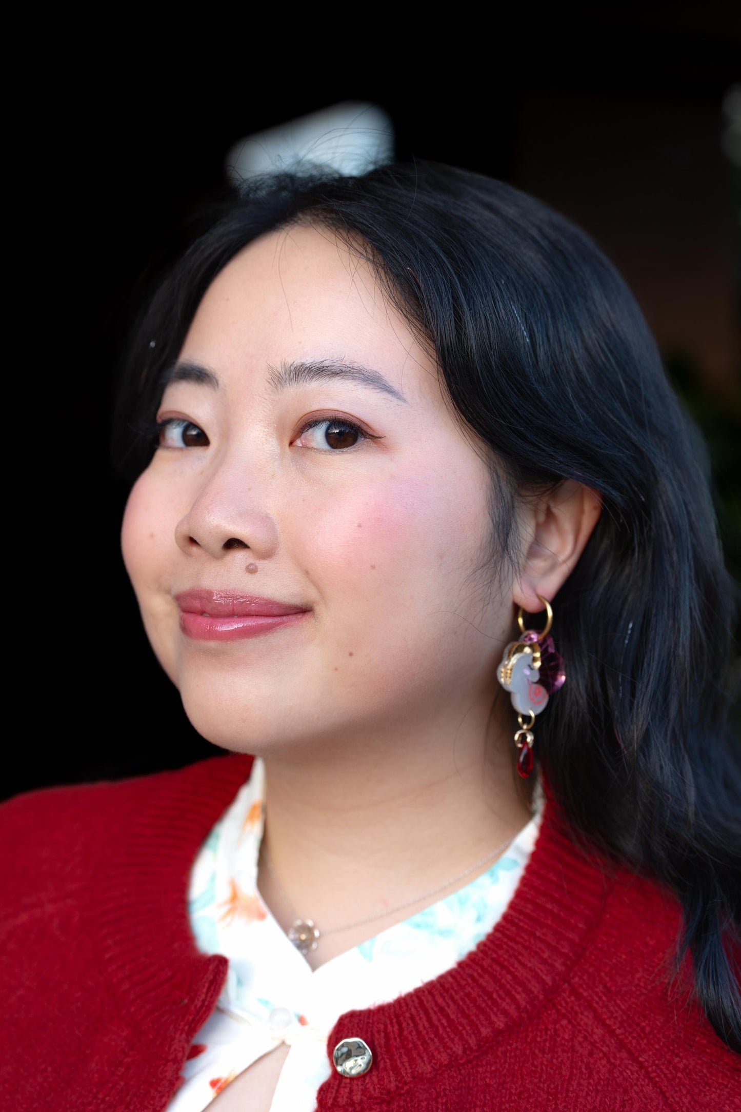 Lucky Horse Earrings: Acrylic Lunar New Year Statement Jewelry