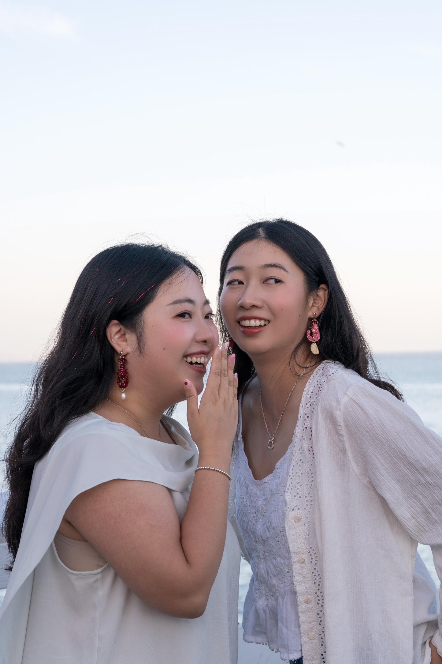 Lobster Earrings//Statement Earring//Acrylic Earring//Summer Earrings//Summer Vibe