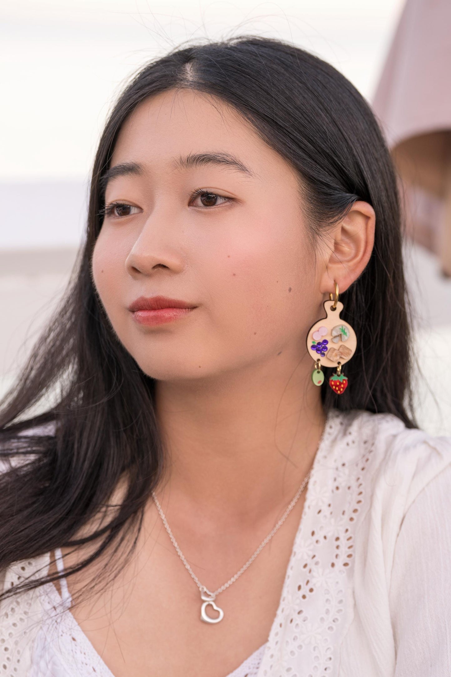 Charcuterie Board Earrings//Statement Earring//Acrylic Earring//Summer Earrings//Summer Vibe