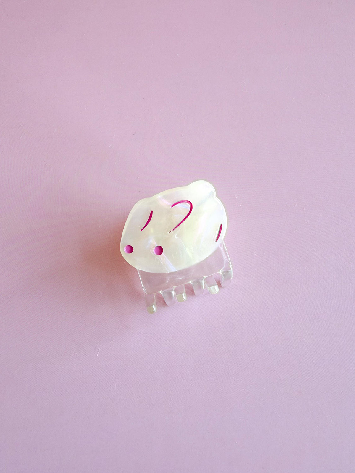 Mini Bunny Mochi Claw Clip//Cute Asian Food Hair Accessory for Women//Stylish FoodieGift//Trendy Hair Claw//Gift for Fashion Lover