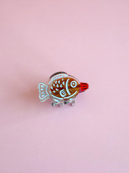 Mini Soy Fish Claw Clip//Cute Asian Food Hair Accessory for Women//Stylish FoodieGift//Trendy Hair Claw//Gift for Fashion Lover