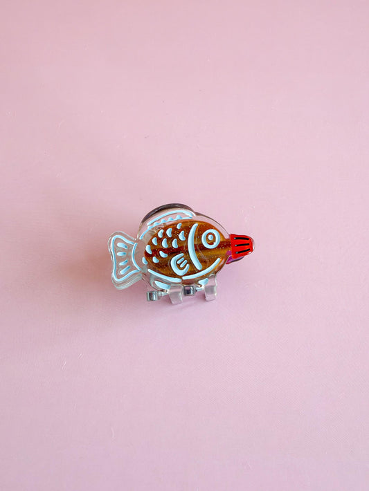 Mini Soy Fish Claw Clip//Cute Asian Food Hair Accessory for Women//Stylish FoodieGift//Trendy Hair Claw//Gift for Fashion Lover