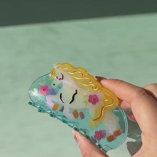 Lucky Horse Hair Claw Clip: Cellulose Acetate Year of the HorseAnimal Accessory