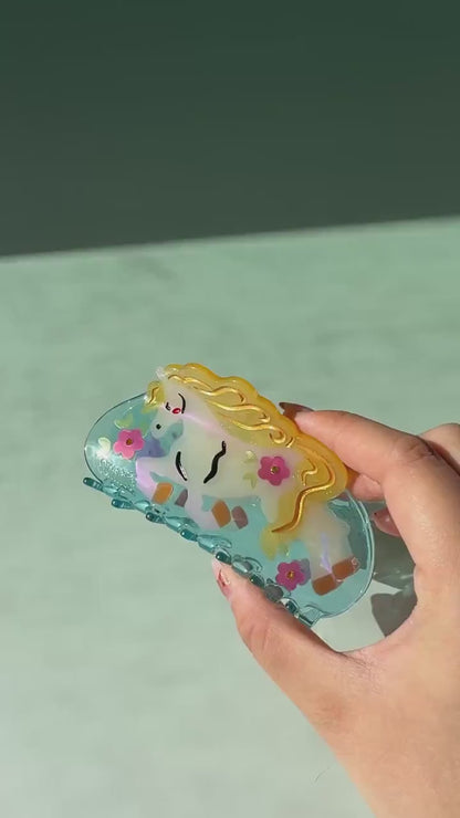 Lucky Horse Hair Claw Clip: Cellulose Acetate Year of the HorseAnimal Accessory