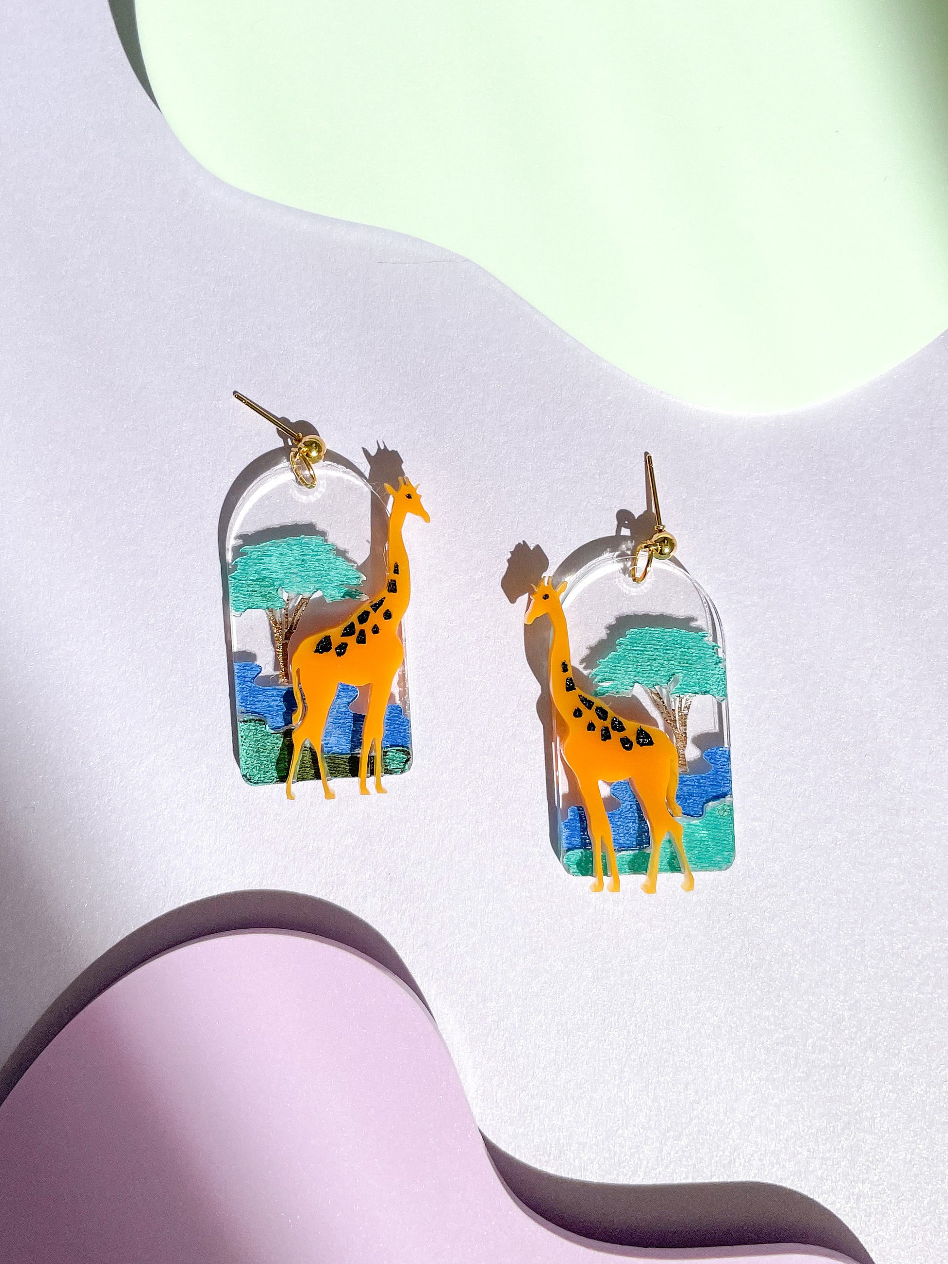 Safari Giraffe Earring